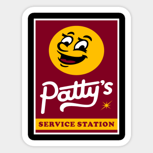 Patty's Service Station Sticker